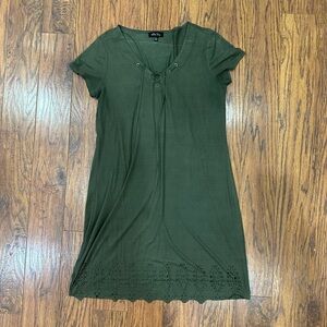 Melissa Paige Forest Green Top